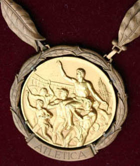 Медаль Чемпион Львов метание диска